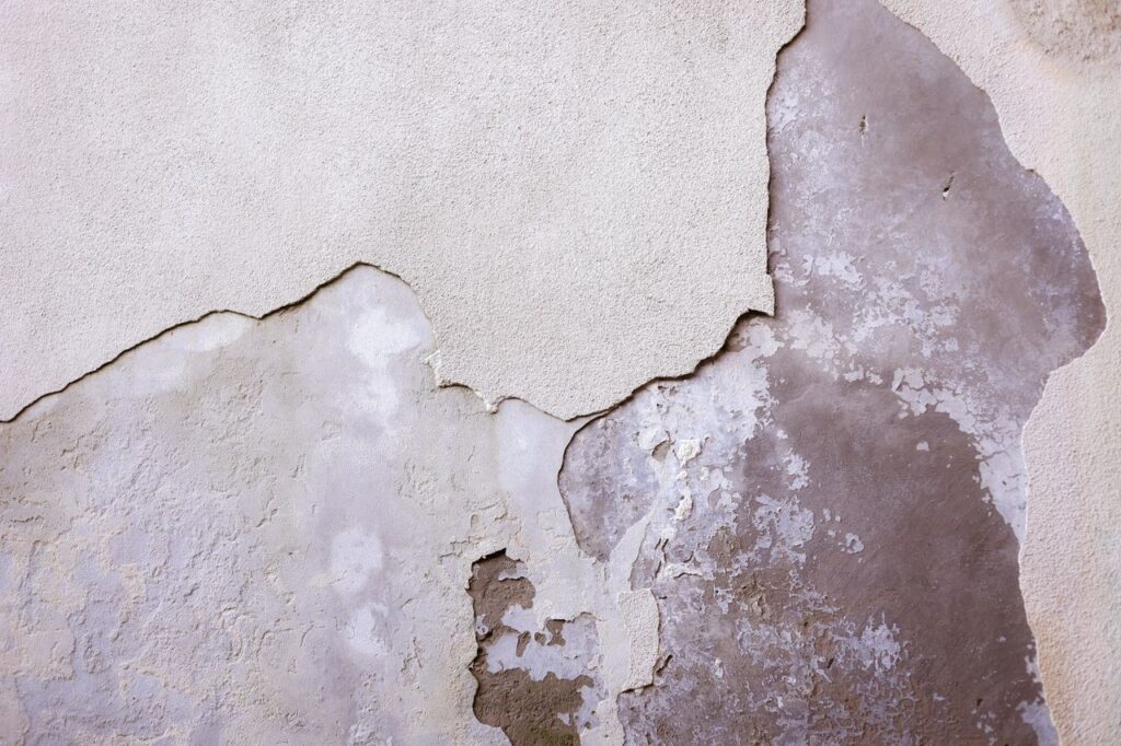 services-04 Close-up of a weathered and cracked wall with texture and detail.